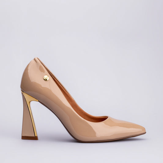 Stiletto Asimétrico Beige