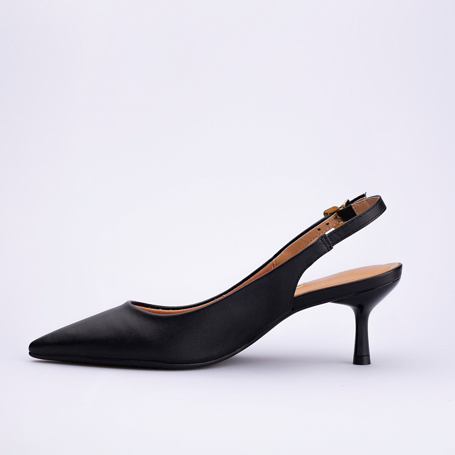 Stiletto Slingback Negro